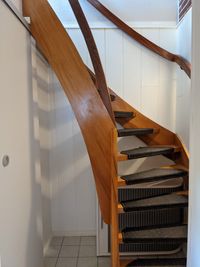 Steiler Treppenaufgang wie bei alten Fischerh&auml;usern &uuml;blich
